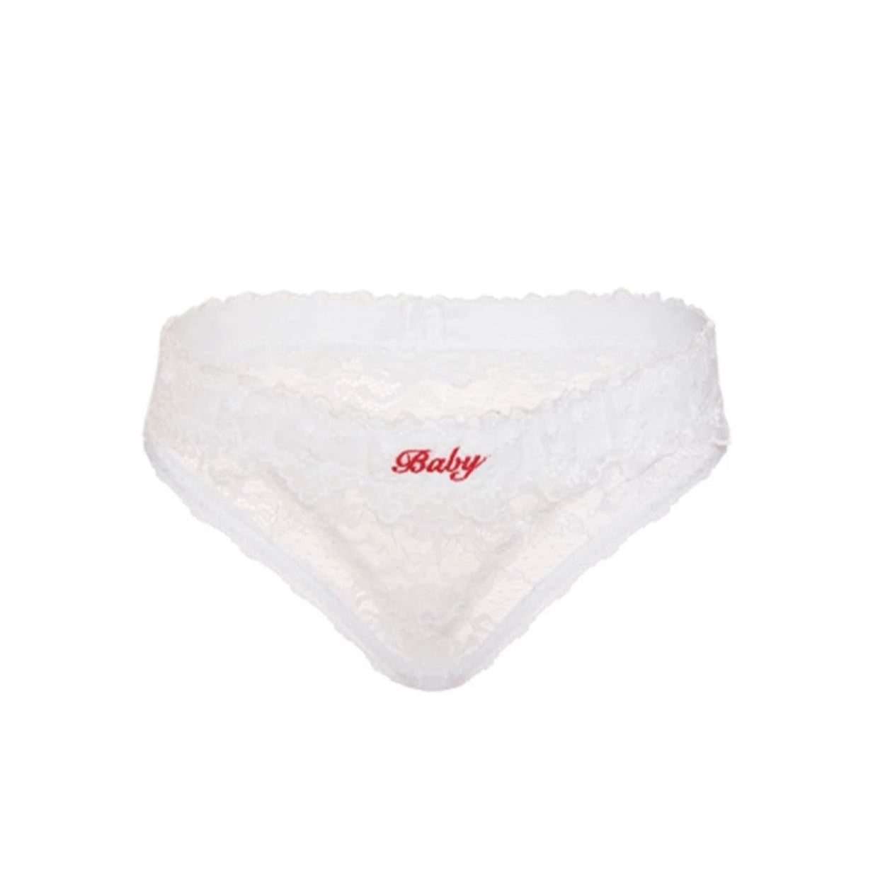 "Baby" White Lace Panty